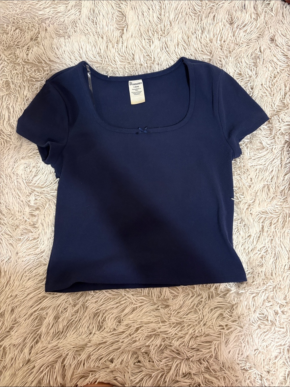 Women’s Navy Scoop Neck